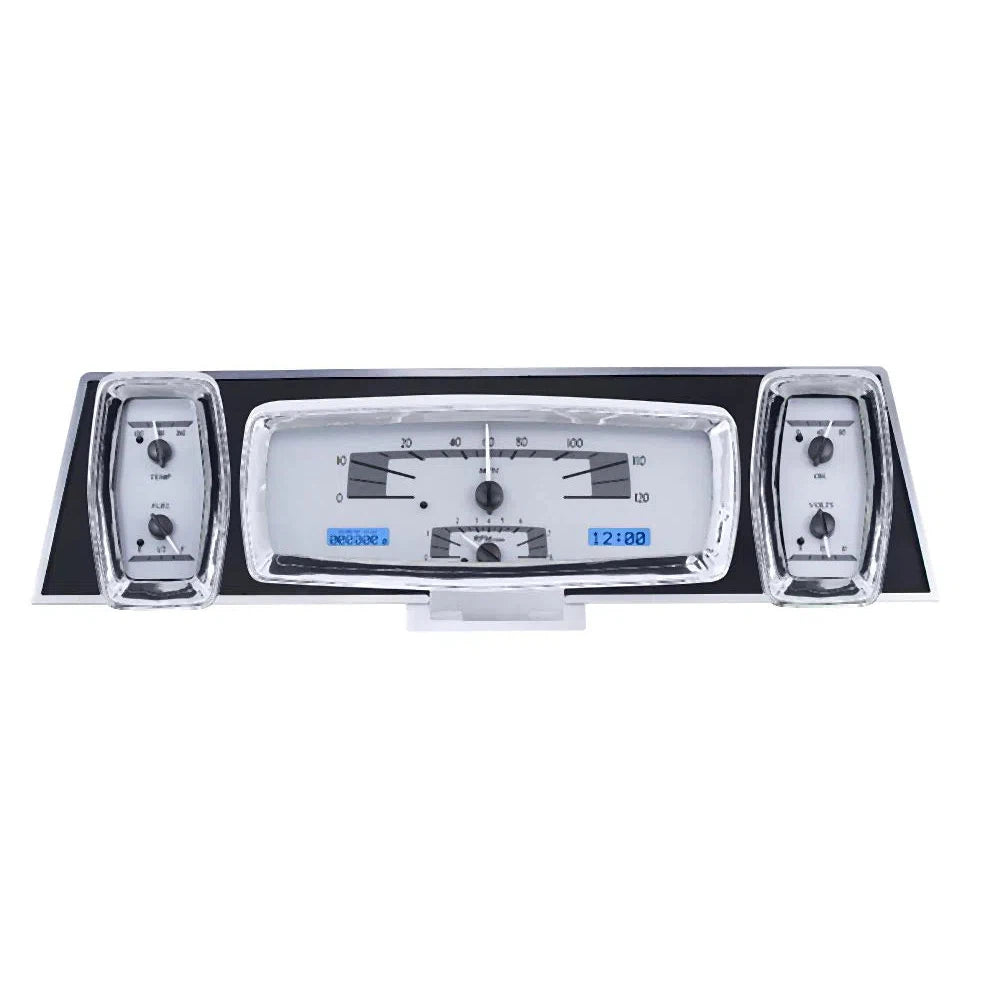 Dakota Digital 1961-1963 Lincoln Continental VHX Gauge Kit VHX-61L-Silver Gauge Kit with Blue Display VHX-61L-S-B-Lionparts Powersports