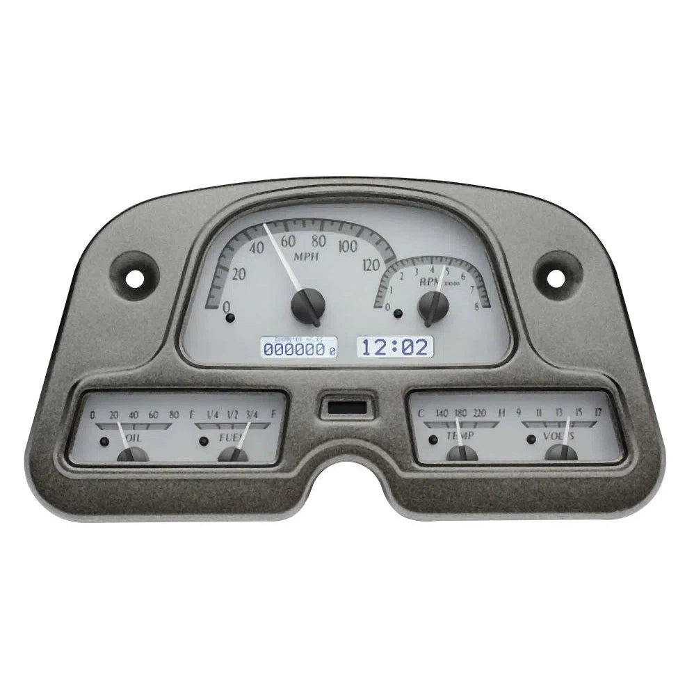 Dakota Digital 1962-1984 Toyota FJ40 VHX Gauge Kit VHX-62T-FJ-Silver Gauge Kit with White Display VHX-62T-FJ-S-W-Lionparts Powersports