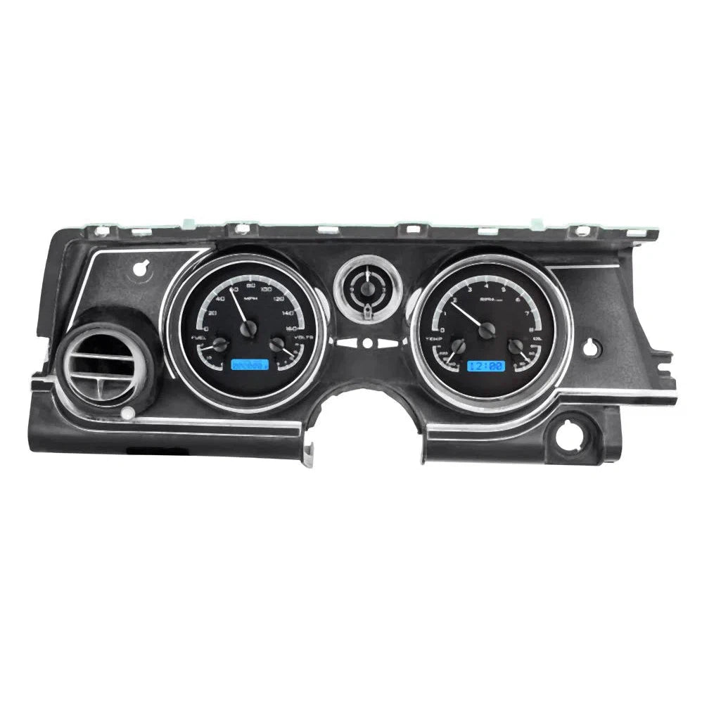 Dakota Digital 1963-1965 Buick Riviera VHX Gauge Kit VHX-63B-RIV-Black Panel Gauge Kit with Blue Display VHX-63B-RIV-K-B-Lionparts Powersports