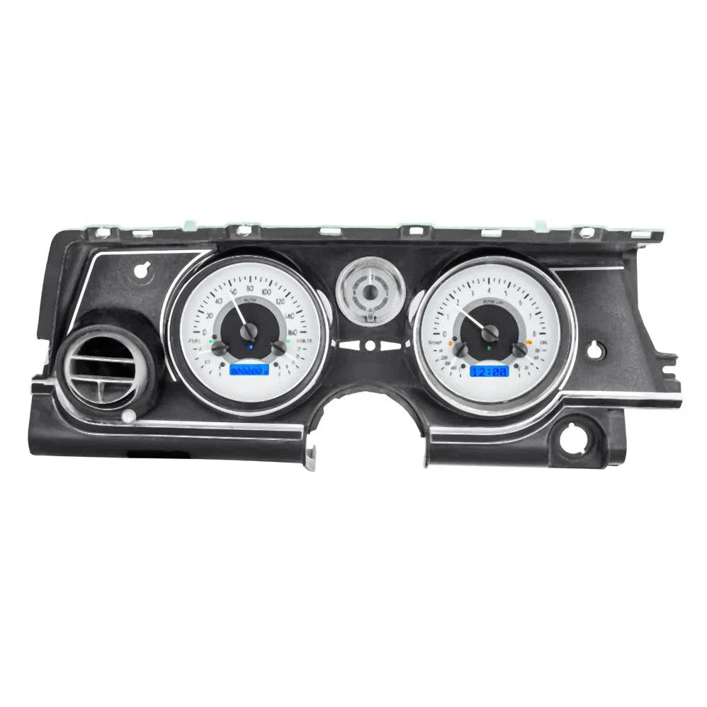 Dakota Digital 1963-1965 Buick Riviera VHX Gauge Kit VHX-63B-RIV-Silver Gauge Kit with Blue Display VHX-63B-RIV-S-B-Lionparts Powersports