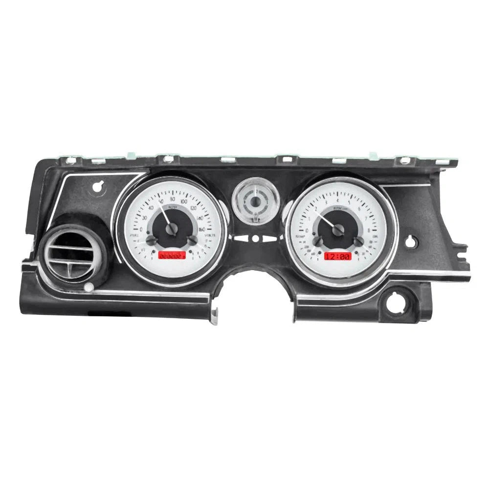 Dakota Digital 1963-1965 Buick Riviera VHX Gauge Kit VHX-63B-RIV-Silver Gauge Kit with Red Display VHX-63B-RIV-S-R-Lionparts Powersports