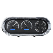 Dakota Digital 1963-1965 Chevrolet Nova VHX Gauge Kit VHX-63C-NOV-Black Panel Gauge Kit with Blue Display VHX-63C-NOV-K-B-Lionparts Powersports