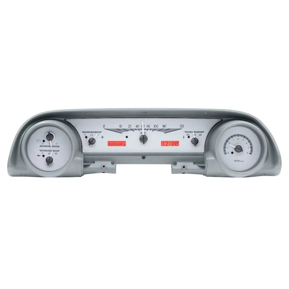 Dakota Digital 1963-1964 Ford VHX Gauge Kit VHX-63F-GAL-Silver Gauge Kit with Red Display VHX-63F-GAL-S-R-Lionparts Powersports