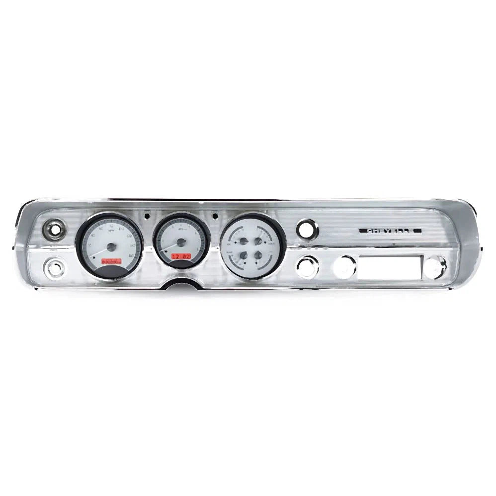 Dakota Digital 1964-1965 Chevrolet Chevelle VHX Gauge Kit VHX-64C-CVL-Silver Gauge Kit with Red Display VHX-64C-CVL-S-R-Lionparts Powersports