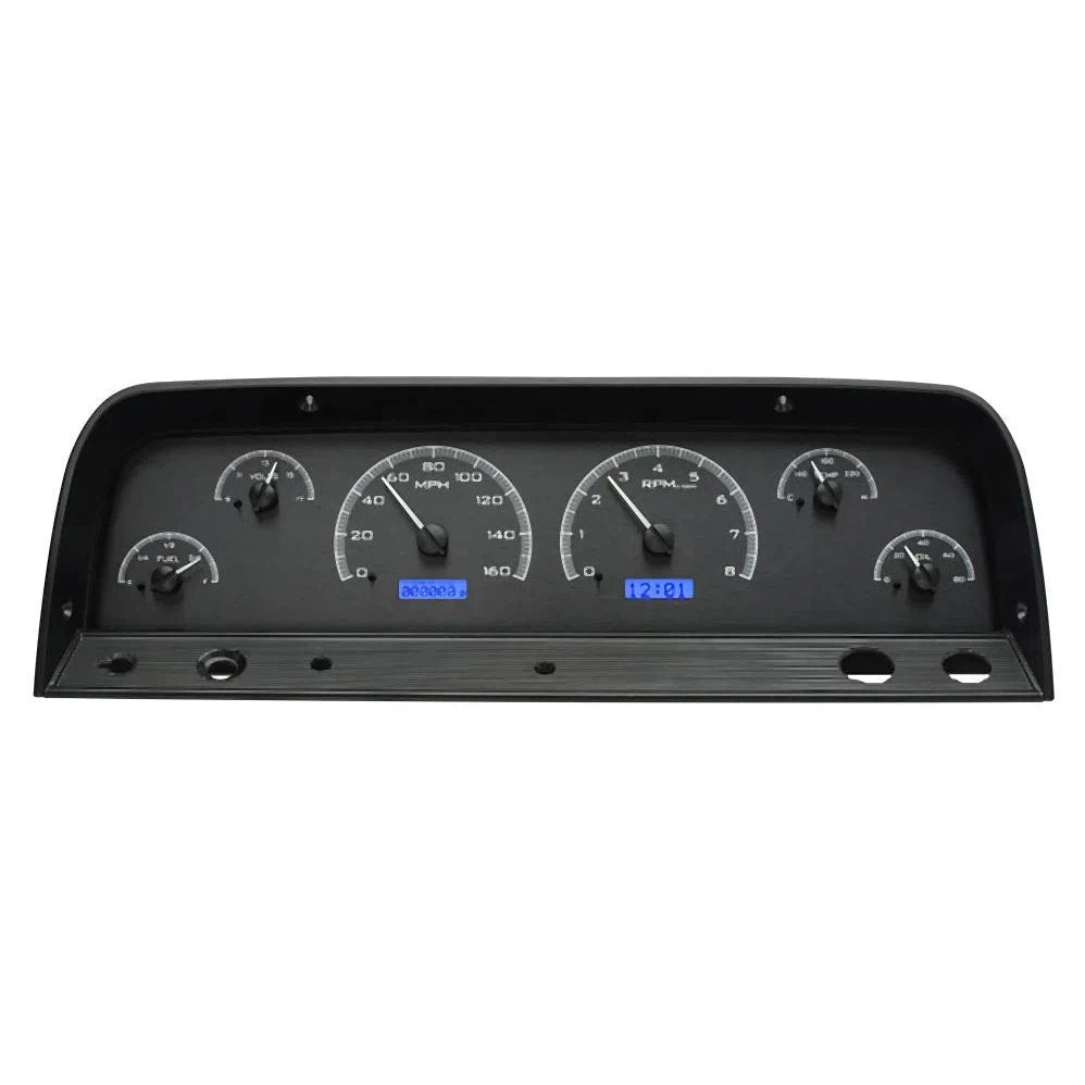 Dakota Digital 1964-1966 Chevrolet Pickup VHX Gauge Kit VHX-64C-PU-Black Panel Gauge Kit with Blue Display VHX-64C-PU-K-B-Lionparts Powersports