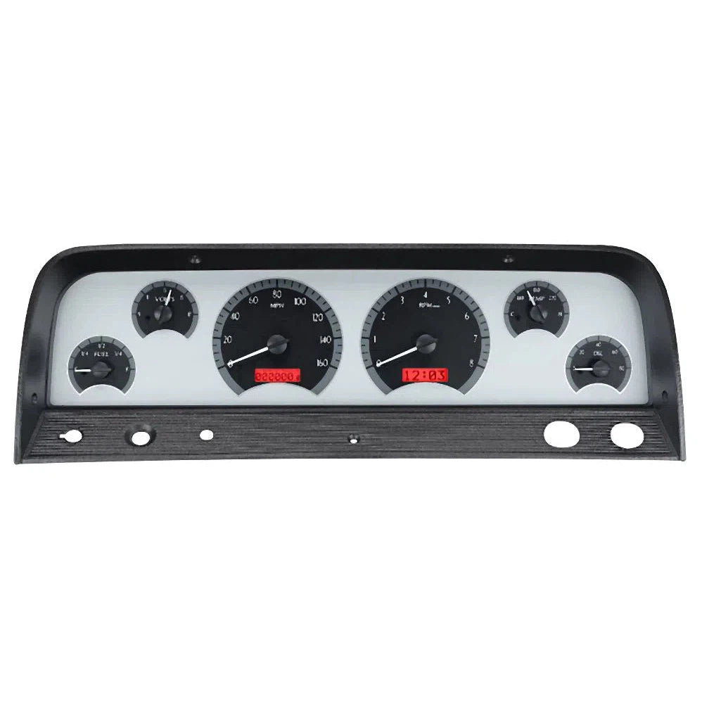 Dakota Digital 1964-1966 Chevrolet Pickup VHX Gauge Kit VHX-64C-PU-Silver Gauge Kit with Red Display VHX-64C-PU-S-R-Lionparts Powersports