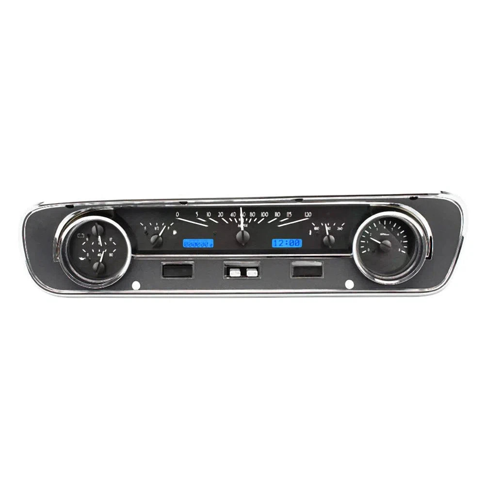  Falcon VHX Gauge Kit VHX-64F-FAL-Black Panel Gauge Kit with Blue Display VHX-64F-FAL-K-B-Lionparts Powersports