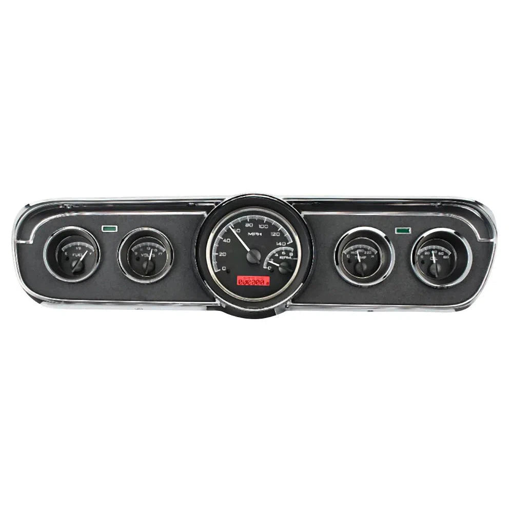 Dakota Digital 1965-1966 Ford Mustang VHX Gauge Kit VHX-65F-MUS-Black Panel Gauge Kit with Red Display VHX-65F-MUS-K-R-Lionparts Powersports