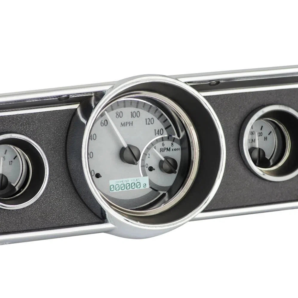 Dakota Digital 1965-1966 Ford Mustang VHX Gauge Kit VHX-65F-MUS-Silver Gauge Kit with White Display VHX-65F-MUS-S-W-Lionparts Powersports