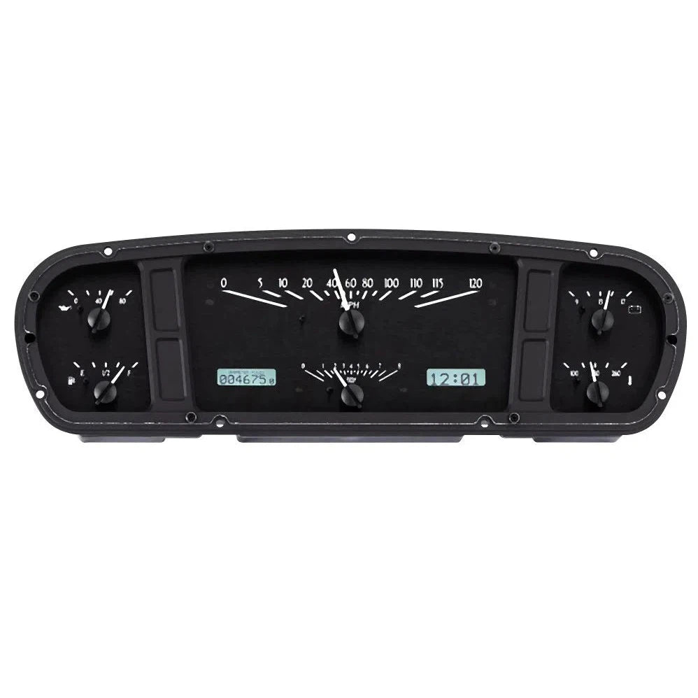 Dakota Digital 1965-1966 Ford VHX Gauge Kit VHX-65F-PU-Black Panel Gauge Kit with White Display VHX-65F-PU-K-W-Lionparts Powersports