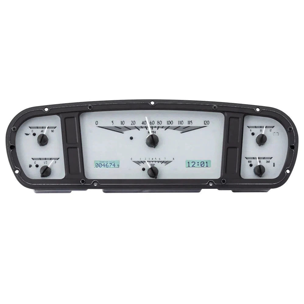 Dakota Digital 1965-1966 Ford VHX Gauge Kit VHX-65F-PU-Silver Gauge Kit with White Display VHX-65F-PU-S-W-Lionparts Powersports