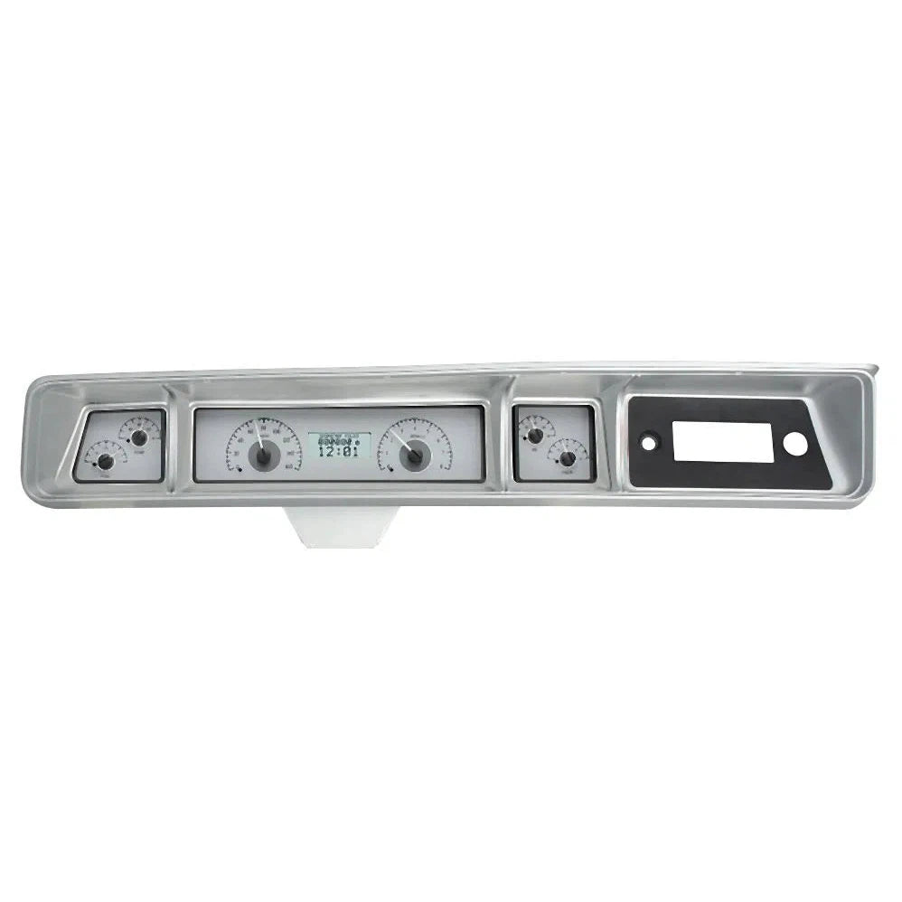 Dakota Digital 1966 Chevrolet Impala VHX Gauge Kit VHX-66C-IMP-Silver Gauge Kit with White Display VHX-66C-IMP-S-W-Lionparts Powersports