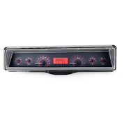 Dakota Digital 1966-1967 Chevrolet Nova VHX Gauge Kit VHX-66C-NOV-Carbon Fiber Gauge Kit with Red Display VHX-66C-NOV-C-R-Lionparts Powersports