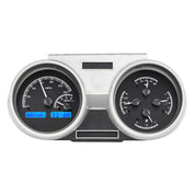 Dakota Digital 1966-1967 Oldsmobile Cutlass VHX Gauge Kit VHX-66O-CUT-Black Panel Gauge Kit with Blue Display VHX-66O-CUT-K-B-Lionparts Powersports