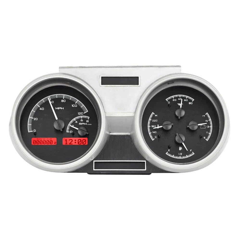 Dakota Digital 1966-1967 Oldsmobile Cutlass VHX Gauge Kit VHX-66O-CUT-Black Panel Gauge Kit with Red Display VHX-66O-CUT-K-R-Lionparts Powersports