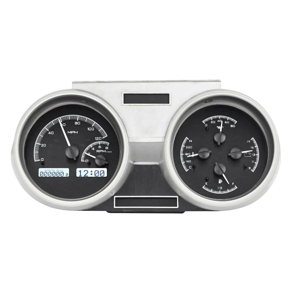 Dakota Digital 1966-1967 Oldsmobile Cutlass VHX Gauge Kit VHX-66O-CUT-Black Panel Gauge Kit with White Display VHX-66O-CUT-K-W-Lionparts Powersports