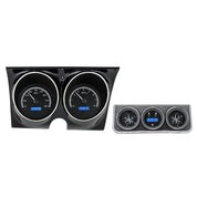 Dakota Digital 1967 Chevrolet Camaro VHX Gauge Kit VHX-67C-CAC-Black Panel Gauge Kit with Blue Display VHX-67C-CAC-K-B-Lionparts Powersports