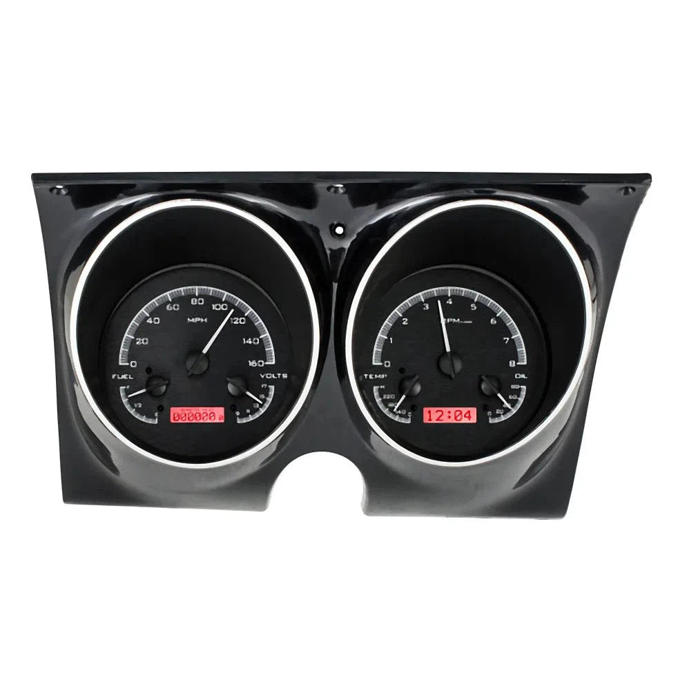 Dakota Digital 1967-1968 Chevrolet Camaro/Firebird VHX Gauge Kit VHX-67C-CAM-Black Panel Gauge Kit with Red Display VHX-67C-CAM-K-R-Lionparts Powersports