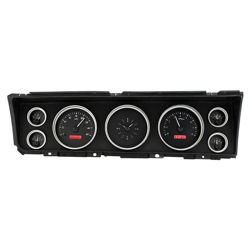 Dakota Digital 1967 Chevrolet Impala VHX Gauge Kit VHX-67C-IMP-Black Panel Gauge Kit with Red Display VHX-67C-IMP-K-R-Lionparts Powersports