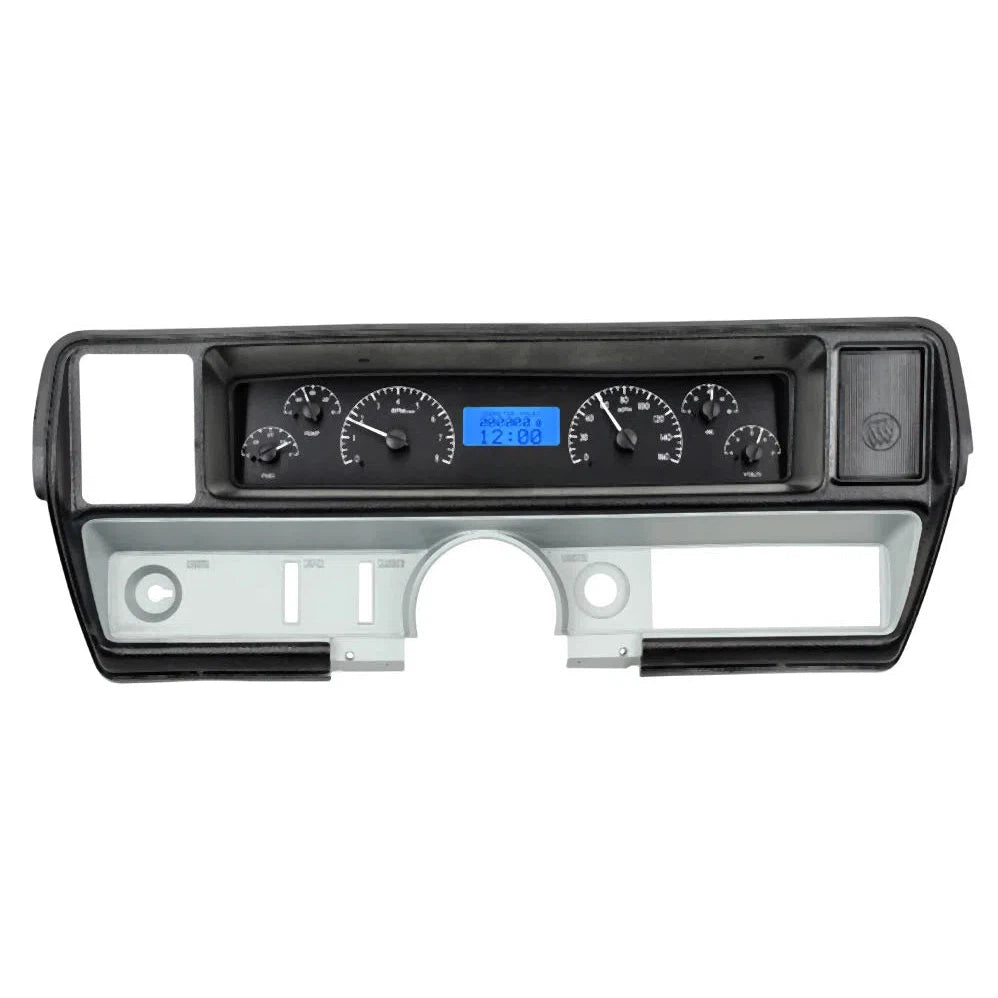 GS VHX Gauge Kit VHX-68B-SKY-Black Panel Gauge Kit with Blue Display VHX-68B-SKY-K-B-Lionparts Powersports