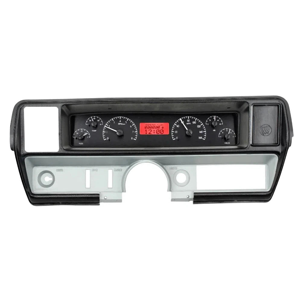 Dakota Digital 1968-1969 Buick Skylark/GS VHX Gauge Kit VHX-68B-SKY-Black Panel Gauge Kit with Red Display VHX-68B-SKY-K-R-Lionparts Powersports