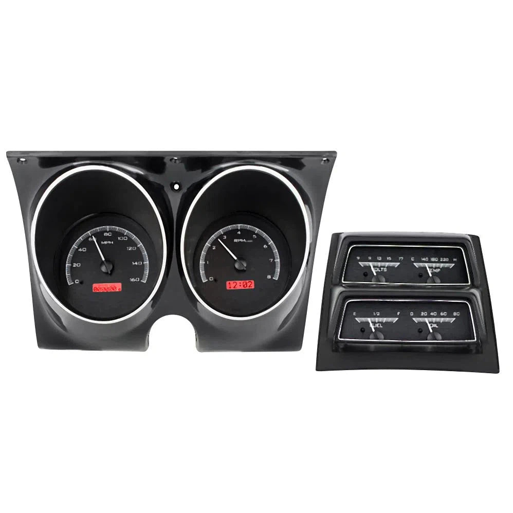 Dakota Digital 1968 Chevrolet Camaro VHX Gauge Kit VHX-68C-CAC-Black Panel Gauge Kit with Red Display VHX-68C-CAC-K-R-Lionparts Powersports