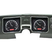 Dakota Digital 1968 Chevrolet Chevelle VHX Gauge Kit VHX-68C-CVL-Black Panel Gauge Kit with Red Display VHX-68C-CVL-K-R-Lionparts Powersports