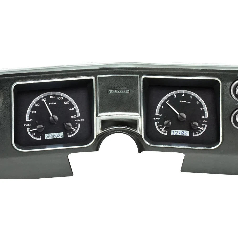 Dakota Digital 1968 Chevrolet Chevelle VHX Gauge Kit VHX-68C-CVL-Black Panel Gauge Kit with White Display VHX-68C-CVL-K-W-Lionparts Powersports