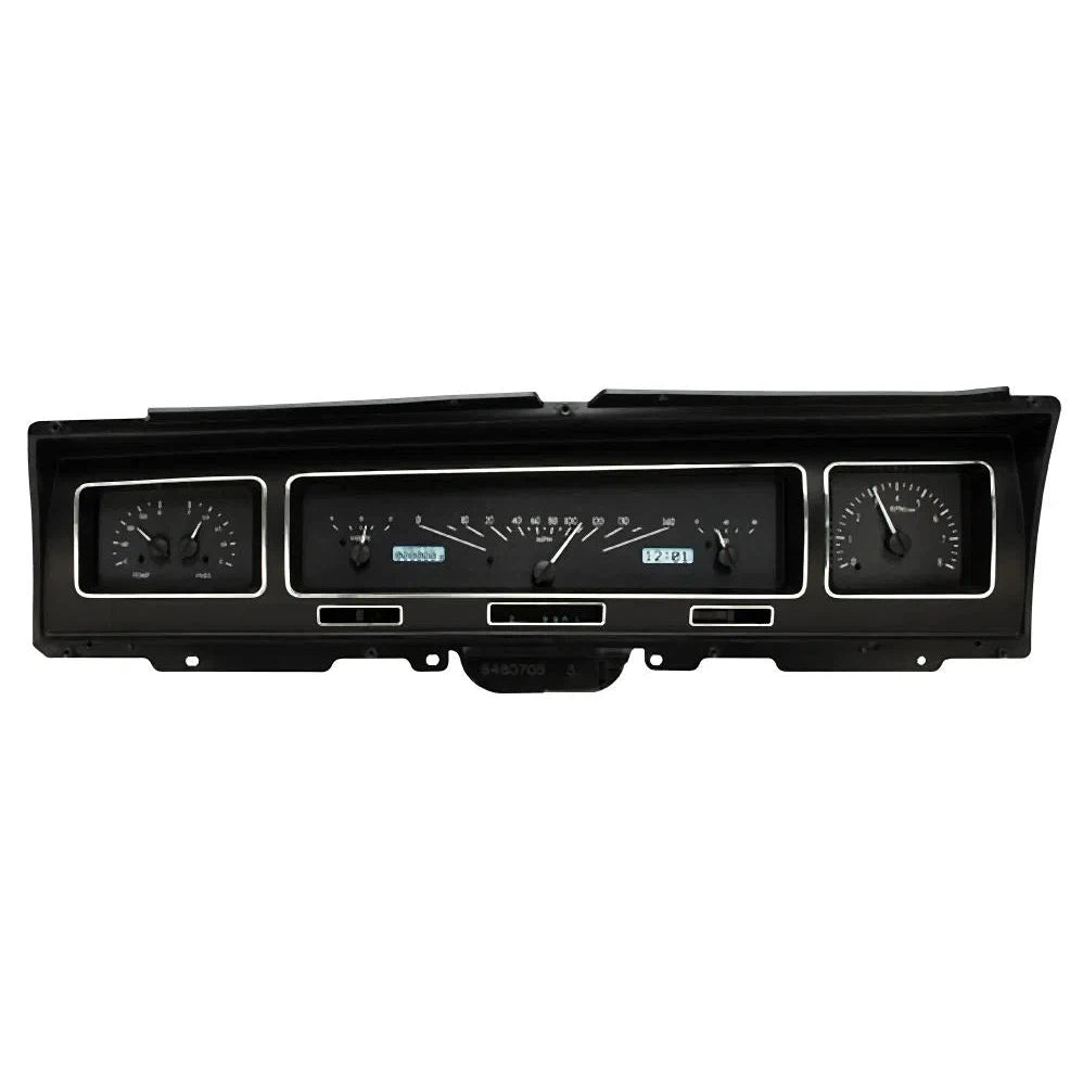 Dakota Digital 1968 Chevrolet Impala VHX Gauge Kit VHX-68C-IMP-Black Panel Gauge Kit with White Display VHX-68C-IMP-K-W-Lionparts Powersports