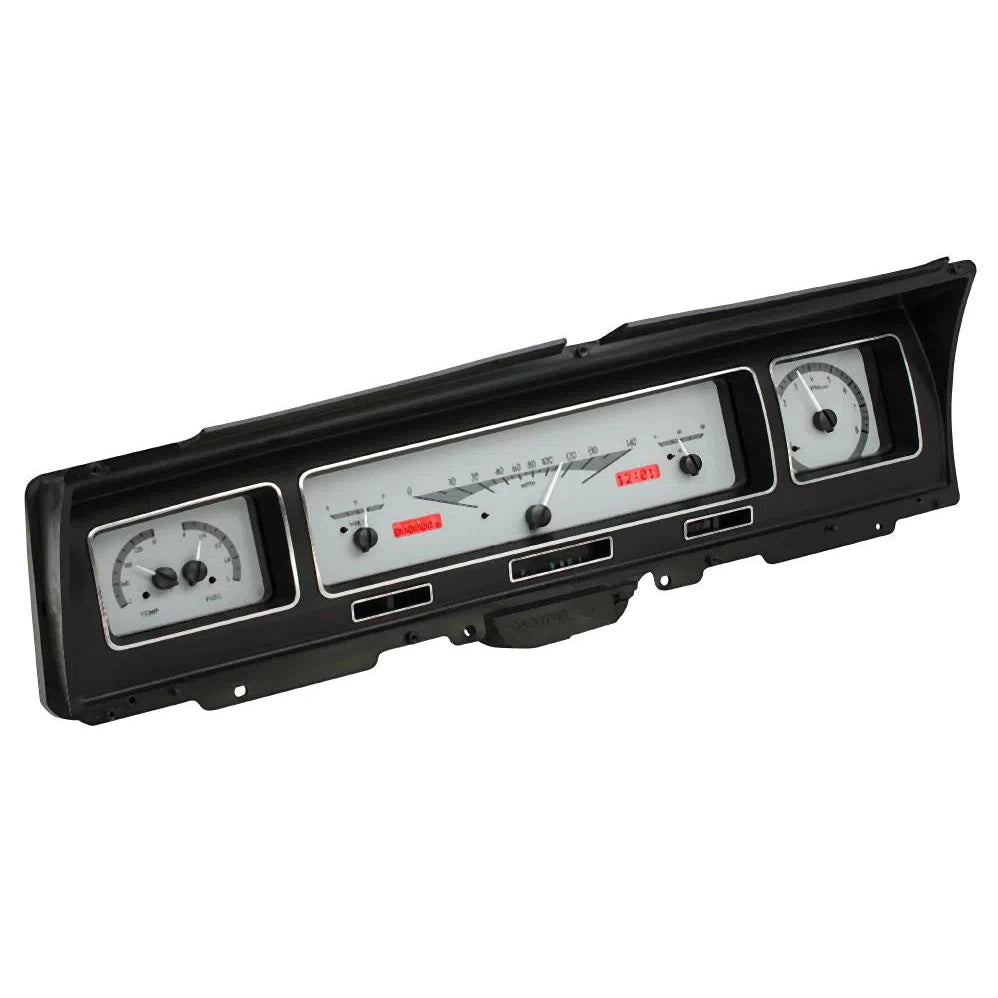 Dakota Digital 1968 Chevrolet Impala VHX Gauge Kit VHX-68C-IMP-Silver Gauge Kit with Red Display VHX-68C-IMP-S-R-Lionparts Powersports