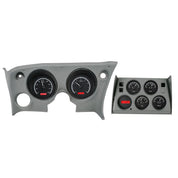 Dakota Digital 1968-1977 Chevrolet Corvette VHX Gauge Kit VHX-68C-VET-Black Panel Gauge Kit with Red Display VHX-68C-VET-K-R-Lionparts Powersports