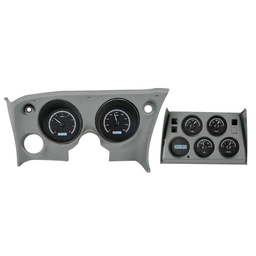 Dakota Digital 1968-1977 Chevrolet Corvette VHX Gauge Kit VHX-68C-VET-Black Panel Gauge Kit with White Display VHX-68C-VET-K-W-Lionparts Powersports