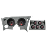 Kit de indicadores Dakota Digital para Chevrolet Corvette VHX 1968-1977 con reloj analógico VHX-68C-VTA