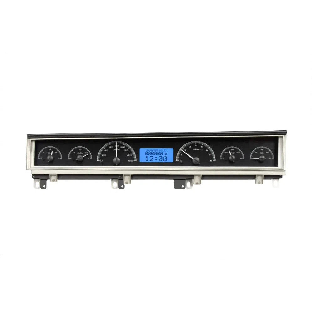 Dakota Digital 1968-1970 Dodge Dodge Coronet, Belvedere Non-Rallye B-Body VHX Gauge Kit VHX-68D-STD-Black Panel Gauge Kit with Blue Display VHX-68D-STD-K-B-Lionparts Powersports