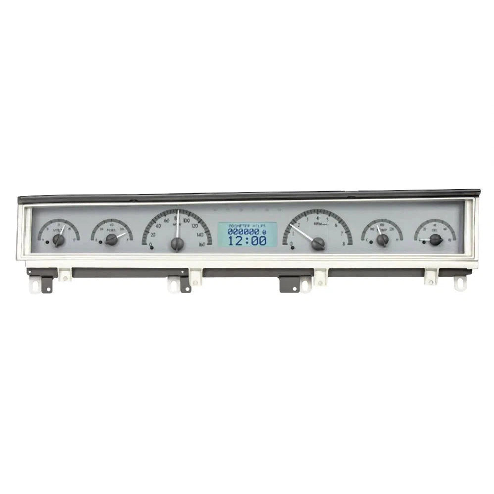 Dakota Digital 1968-1970 Dodge Dodge Coronet, Belvedere Non-Rallye B-Body VHX Gauge Kit VHX-68D-STD-Silver Gauge Kit with White Display VHX-68D-STD-S-W-Lionparts Powersports