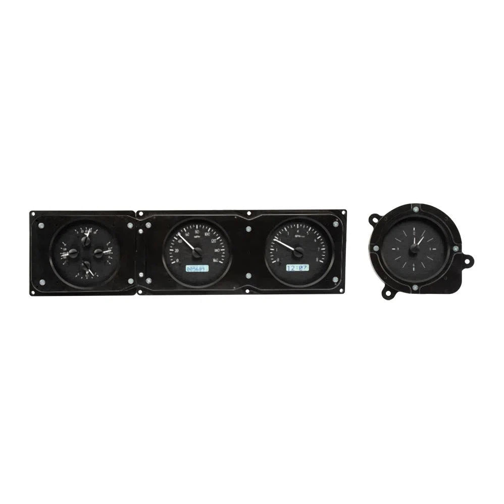 Dakota Digital 1968-1969 Ford VHX Gauge Kit VHX-68F-TOR-Black Panel Gauge Kit with White Display VHX-68F-TOR-K-W-Lionparts Powersports