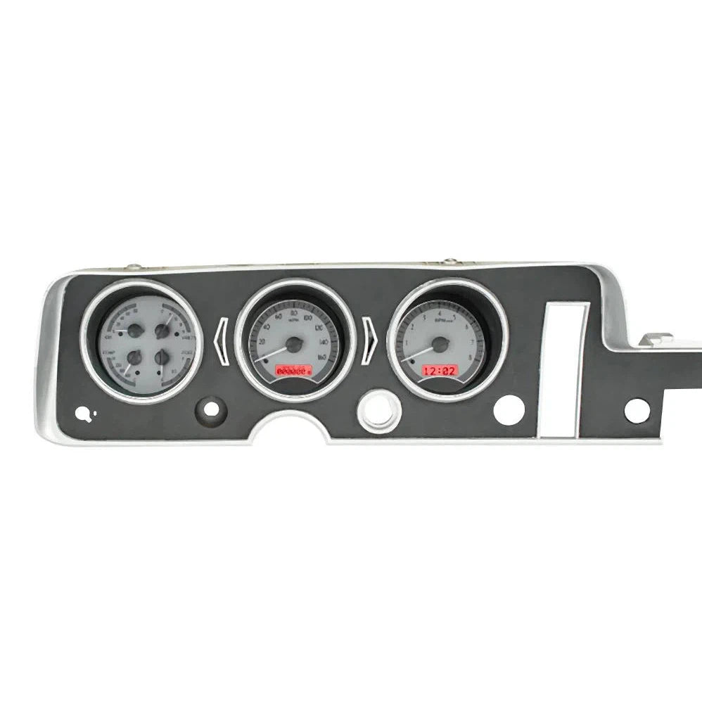 Dakota Digital 1968 Pontiac GTO VHX Gauge Kit VHX-68P-GTO-Silver Gauge Kit with Red Display VHX-68P-GTO-S-R-Lionparts Powersports