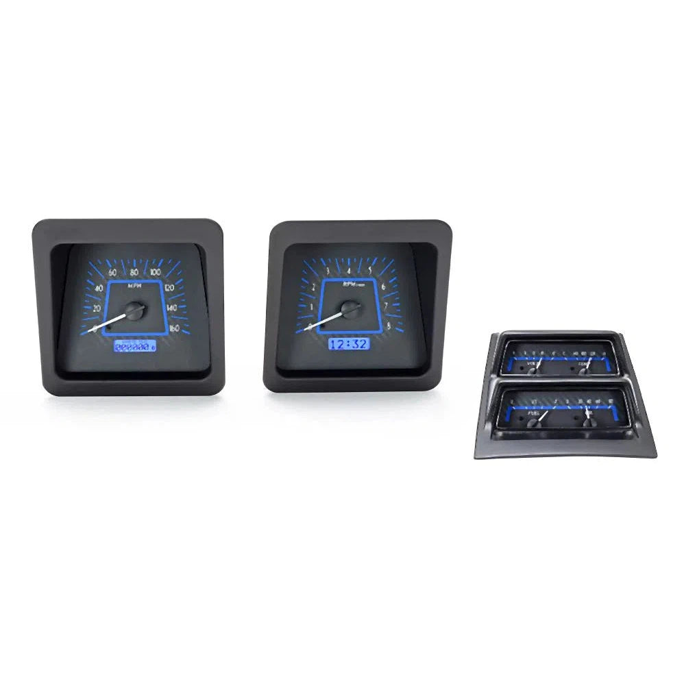 Dakota Digital 1969 Chevrolet Camaro VHX Gauge Kit VHX-69C-CAC-Carbon Fiber Gauge Kit with Blue Display VHX-69C-CAC-C-B-Lionparts Powersports