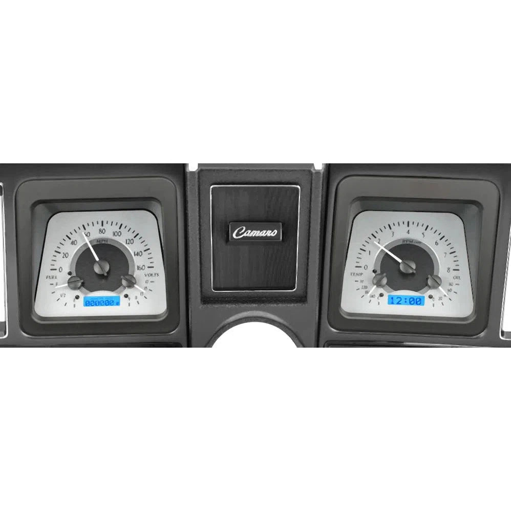 Dakota Digital 1969 Chevrolet Camaro VHX Gauge Kit VHX-69C-CAM-Silver Gauge Kit with Blue Display VHX-69C-CAM-S-B-Lionparts Powersports