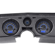 Dakota Digital 1969 Chevrolet Chevelle/ El Camino VHX Gauge Kit with Analog Clock VHX-69C-CVA-Carbon Fiber Gauge Kit with Analog Clock with Blue Display VHX-69C-CVA-C-B-Lionparts Powersports