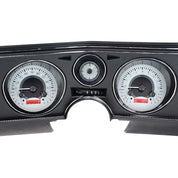 Dakota Digital 1969 Chevrolet Chevelle/ El Camino VHX Gauge Kit with Analog Clock VHX-69C-CVA-Silver Gauge Kit with Analog Clock with Red Display VHX-69C-CVA-S-R-Lionparts Powersports