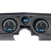 Dakota Digital 1969 Chevrolet Chevelle/ El Camino VHX Gauge Kit VHX-69C-CVL-Black Panel Gauge Kit with Blue Display VHX-69C-CVL-K-B-Lionparts Powersports