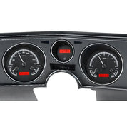 Dakota Digital 1969 Chevrolet Chevelle/ El Camino VHX Gauge Kit VHX-69C-CVL-Black Panel Gauge Kit with Red Display VHX-69C-CVL-K-R-Lionparts Powersports