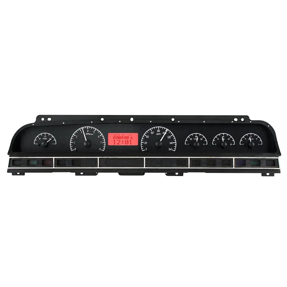 Dakota Digital 1969-1970 Chevrolet Impala VHX Gauge Kit VHX-69C-IMP-Black Panel Gauge Kit with Red Display VHX-69C-IMP-K-R-Lionparts Powersports