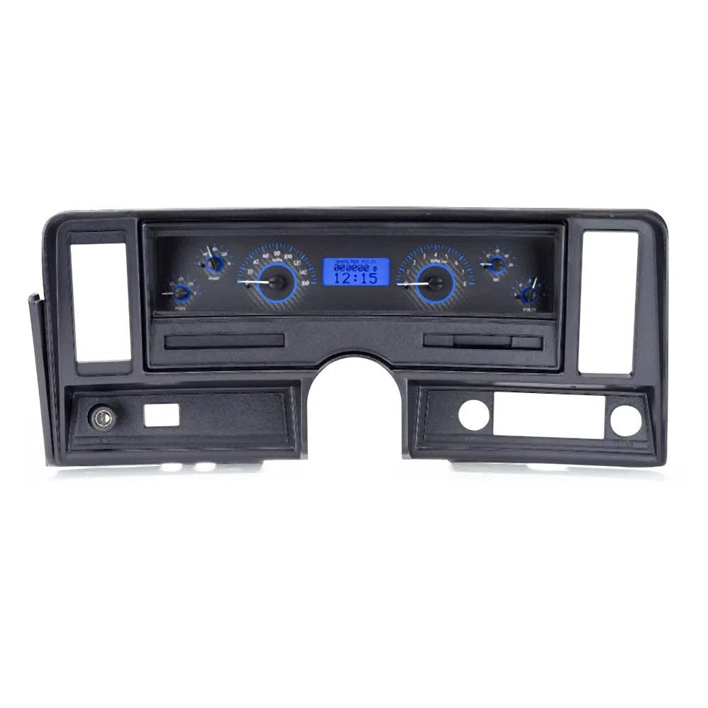 Dakota Digital 1969-1976 Chevrolet Nova VHX Gauge Kit VHX-69C-NOV-Carbon Fiber Gauge Kit with Blue Display VHX-69C-NOV-C-B-Lionparts Powersports