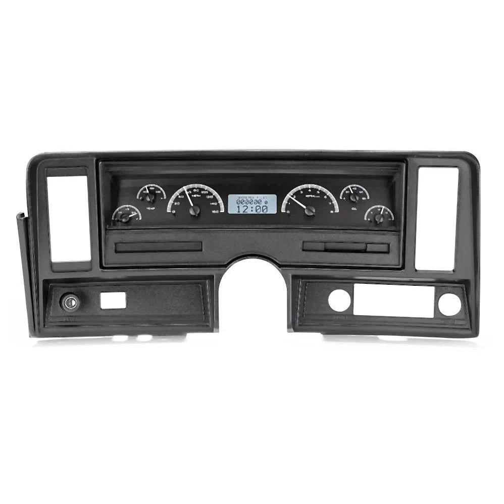 Dakota Digital 1969-1976 Chevrolet Nova VHX Gauge Kit VHX-69C-NOV-Black Panel Gauge Kit with White Display VHX-69C-NOV-K-W-Lionparts Powersports