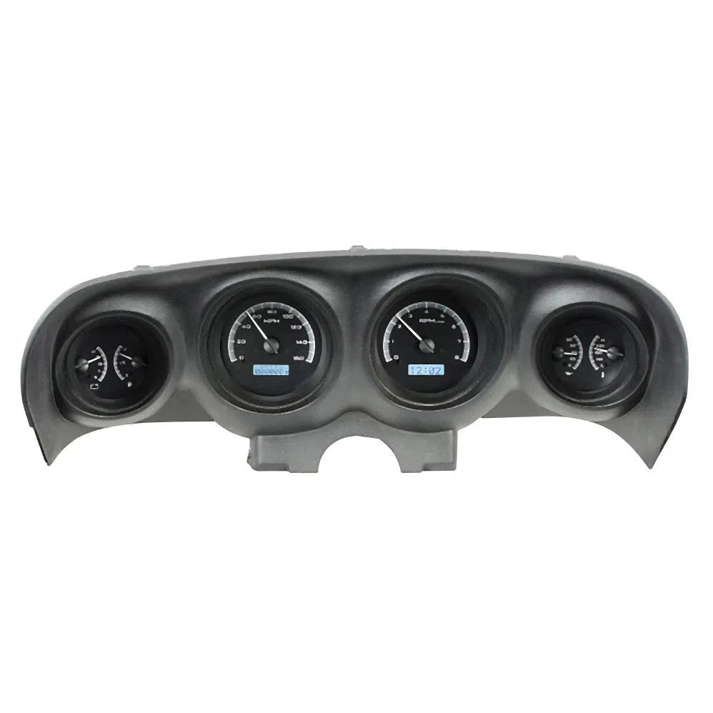 Dakota Digital 1969-1970 Ford Mustang VHX Gauge Kit VHX-69F-MUS-Black Panel Gauge Kit with White Display VHX-69F-MUS-K-W-Lionparts Powersports