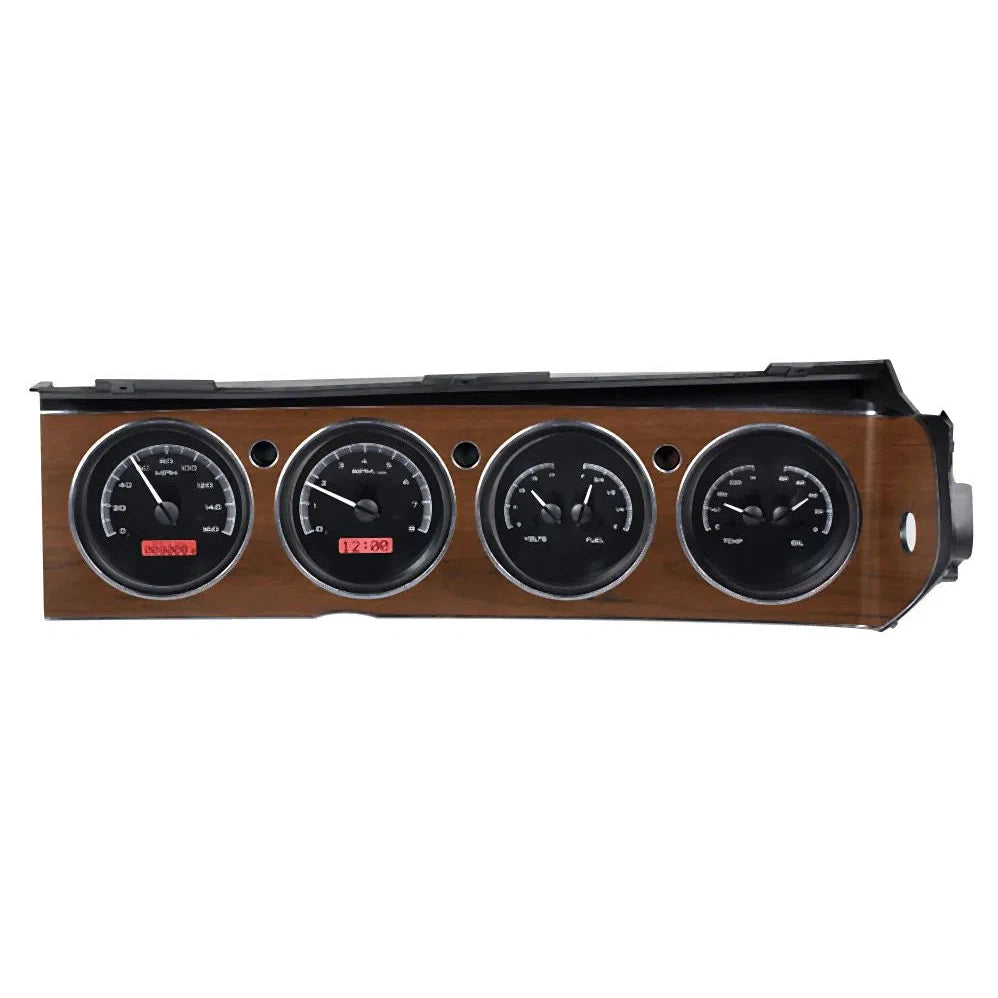 Dakota Digital 1970-1974 Dodge Challenger/ E-Body Rallye VHX Gauge Kit VHX-70D-CLG-Black Panel Gauge Kit with Red Display VHX-70D-CLG-K-R-Lionparts Powersports