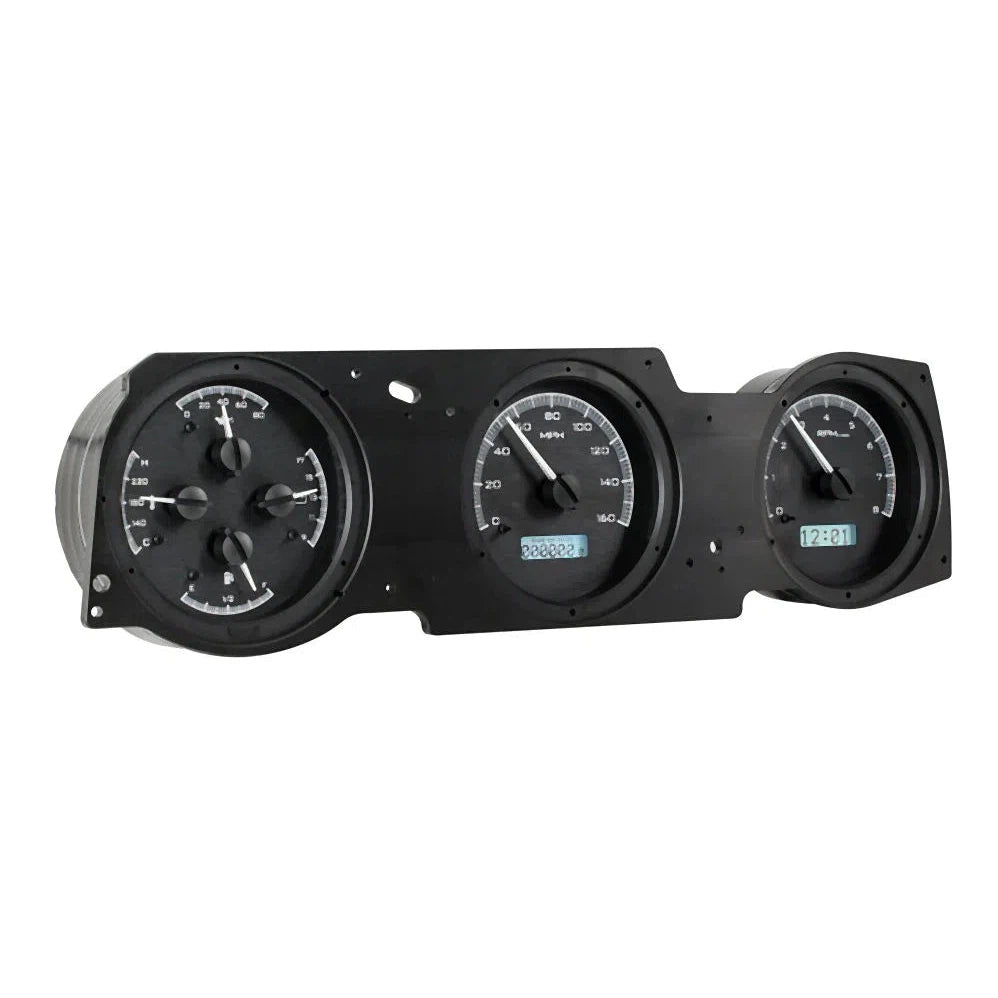 Dakota Digital 1970-1972 Oldsmobile Cutlass VHX Gauge Kit VHX-70O-CUT-Black Panel Gauge Kit with White Display VHX-70O-CUT-K-W-Lionparts Powersports