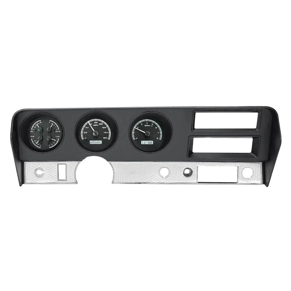 Dakota Digital 1970-1972 Pontiac GTO VHX Gauge Kit VHX-70P-GTO-Black Panel Gauge Kit with White Display VHX-70P-GTO-K-W-Lionparts Powersports